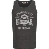 Lonsdale Camisa 'London Pilton' antracite / cinzento claro