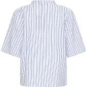 Fransa Blusa navy / branco