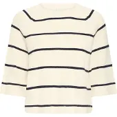 Ichi Pullover 'BOSTON' marfim / preto