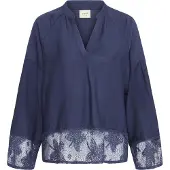 Fransa Blusa 'MINNAS' azul / esbranquiçado
