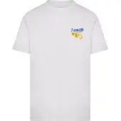 Mister tee Camisa 'Lemon Soda' azul / amarelo / caril / branco