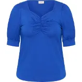 KAFFE CURVE Camisa 'KCSissy' azul escuro