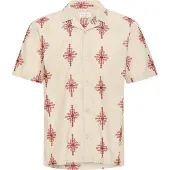 Casual Friday Camisa ' CFLeopold ' castanho