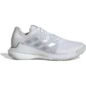 Adidas Sapatilha de desporto 'Crazyflight' cinzento / prata / branco
