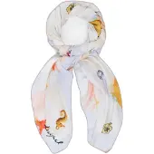 Desigual Cachecóis azul / conhaque / vermelho / branco