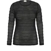 KAFFE CURVE Blusa 'KChAnna' preto