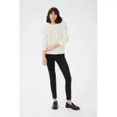 Kaffe Pullover branco lã