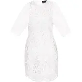 Faina Vestido de cocktail 'Fashion Look' branco