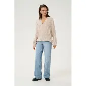 Kaffe Blusa 'KADitte' creme / bege claro