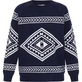 IZIA Pullover navy / branco