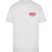Mister tee Camisa 'Perfect Week' vermelho / branco / offwhite