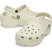 Crocs Tamancos CLASSIC PLATFORM CLOG W mulheres - Bege - 38 / 39