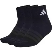 Adidas Meias de desporto preto / branco