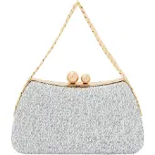 Faina Clutches 'Minaudière' prata