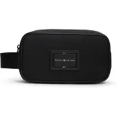 Tommy Hilfiger Mala de higiene 'Logo Patch' preto