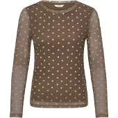 B.young Camisa 'BYRunanna' castanho / branco