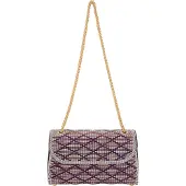 Faina Clutches roxo / ameixa