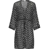 Kaffe Kimono 'KASea' navy / branco