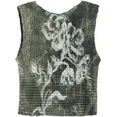 Desigual Camisa oliveira / branco
