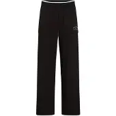 Karl Lagerfeld Calças 'Rue St-Guillaume' preto / branco