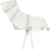 Karl Lagerfeld Top de biquíni creme