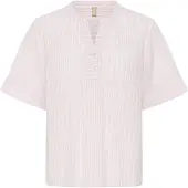 Culture Blusa 'CUJilana' cor-de-rosa / branco
