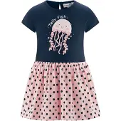 Happy girls Vestido navy / cor-de-rosa