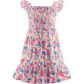 Happy girls Vestido azul claro / mistura de cores
