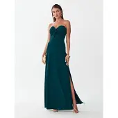 BWLDR Vestido de festa 'Chase' verde escuro