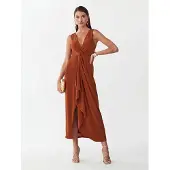 BWLDR Vestido 'Andi' castanho