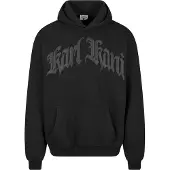 Karl kani Sweatshirt 'Old English' cinzento / preto