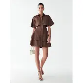 Willa Vestido 'Hugh' castanho