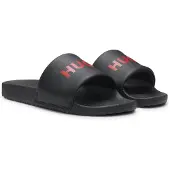 HUGO Sapato aberto 'Timein' vermelho / preto