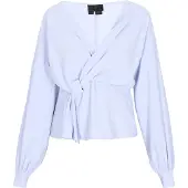 Dreimaster Klassik Blusa azul pastel