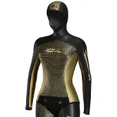 C4 Freediving Jaqueta De Mergulho Livre Feminina Aurea 5 Mm
