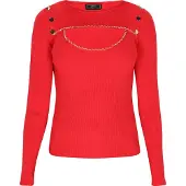 Faina Pullover vermelho