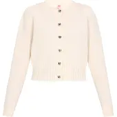 Mymo Casaco de malha 'Young Fashion' offwhite