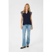 Cream Blusa 'CR Nola' marinho