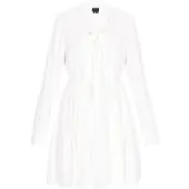 Dreimaster Klassik Vestido offwhite