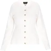 Faina Casaco de malha branco