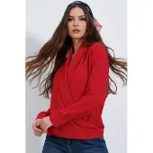 Big Dart Blusa vermelho