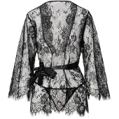 Lingadore Camisa de noite preto