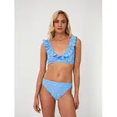 Crãs Top de biquíni 'Astridcras' azul / branco