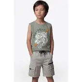 KOROSHI Camisola castanho / cáqui / preto / branco