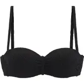 LASCANA Top de biquíni preto