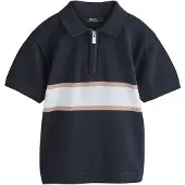 Next Pullover camelo / navy / branco