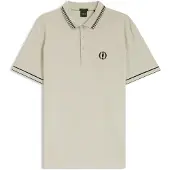 BOSS para homem. 50566997 Polo Paddy The Open-26 bege claro (L), Casual, Algodão, Manga curta