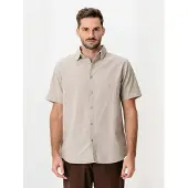 TeeShoppen Camisa ' Linen Blend ' areia