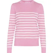 Saint tropez Pullover 'Mila' ecru / cor-de-rosa