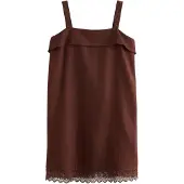 Next Vestido de verão chocolate